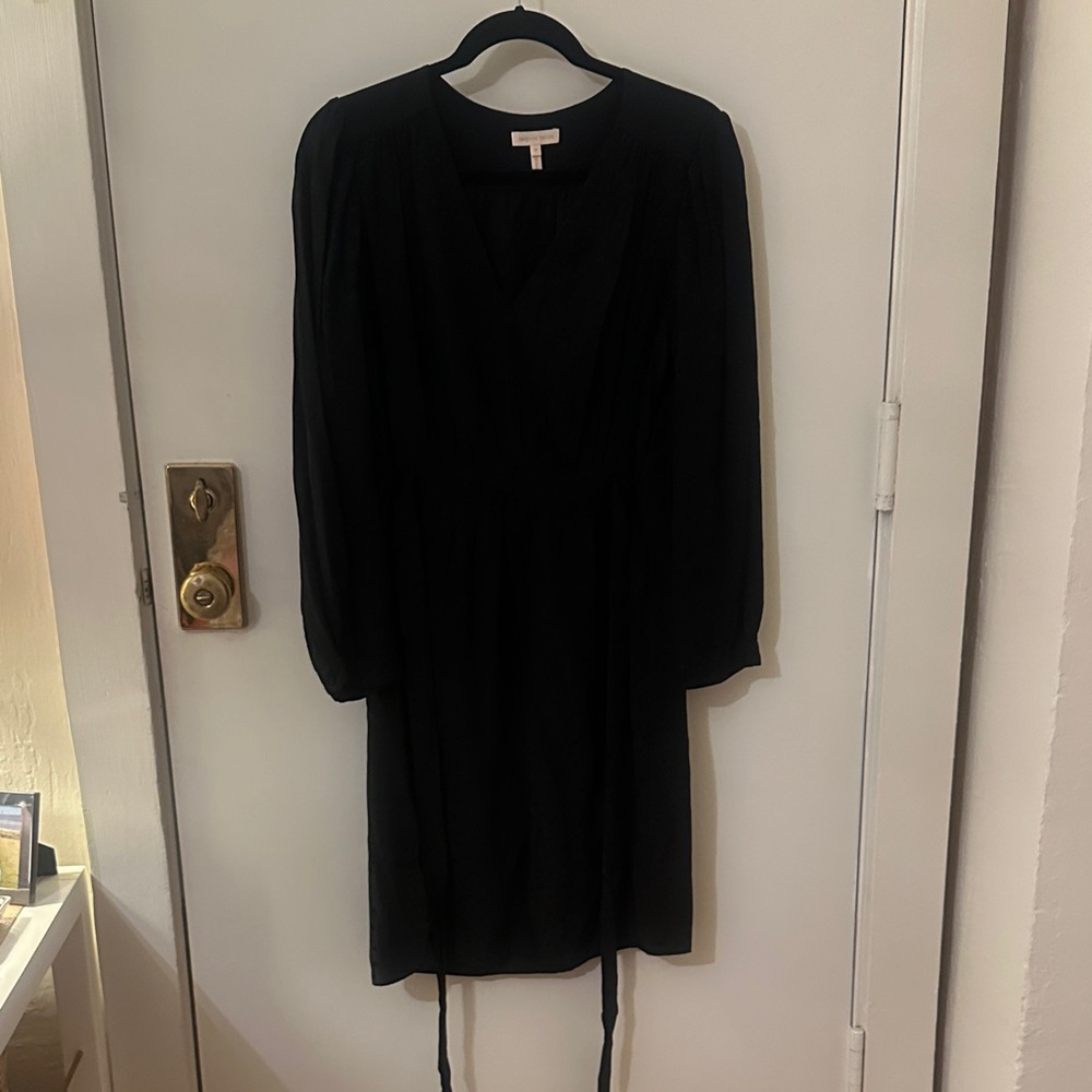 Rebecca Taylor Elegant Black Dress with Heart detail